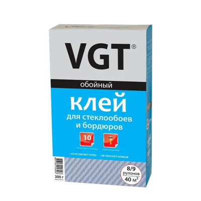 Клей для стеклообоев и бордюров сухой ВГТ (300г)