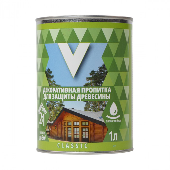 Пропитка для дерева декоративная тик V (В) Классик (0,8л)