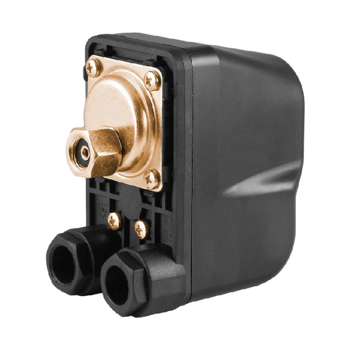 Реле давления 1/4", пластик, 1,4-2,8 бар, регулировка 1-5 бар, 15А, 230В, IP54, ДЖЕМИКС XPD-2-1