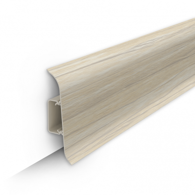 Плинтус напольн. с кабель-канал. и мягк. краем Клен вермонт (262) ИДЕАЛ КЛАССИК (70ммх2,2м) (20шт)