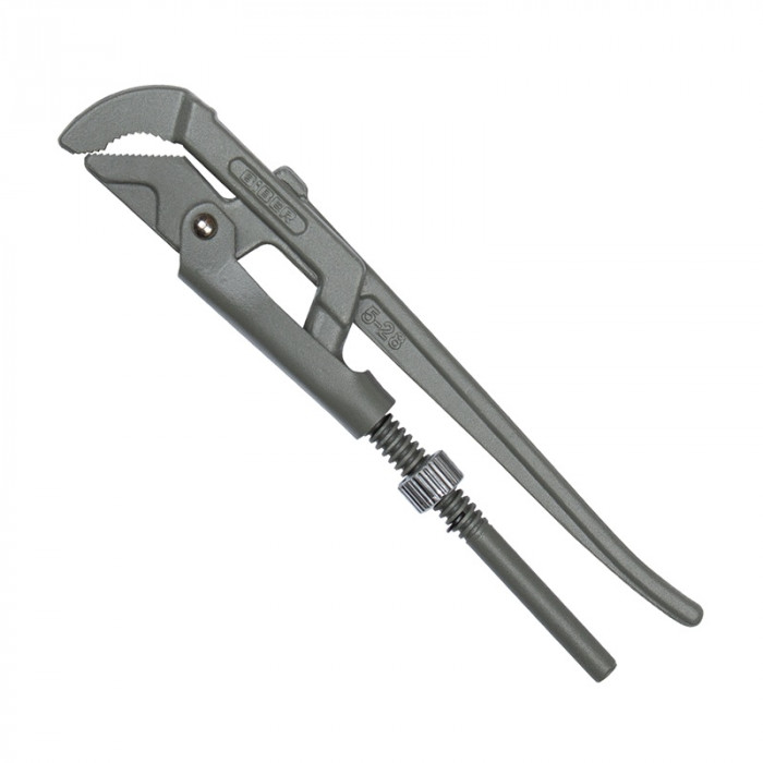 Ключ трубный сталь 45 градусов 3/4" (90154) БИБЕР