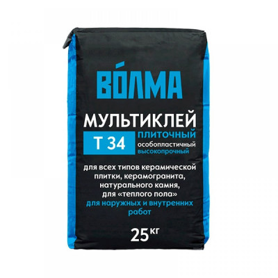 Клей для плитки ВОЛМА Мультиклей (25кг)