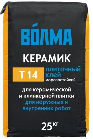 Клей для плитки ВОЛМА Керамик 25 кг