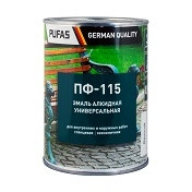 Эмаль ПФ-115 светло-голубая ПУФАС (1,9кг) ГОСТ