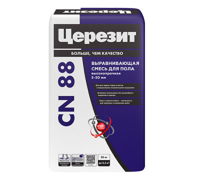 Смесь для пола высокопрочная (1177891) ЦЕРЕЗИТ CN88 (25кг)