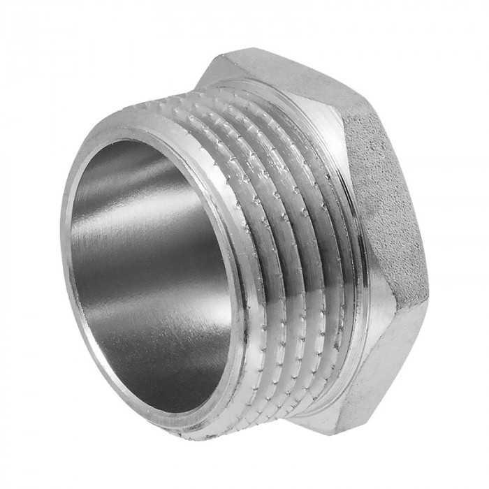 Заглушка в трубу (пробка) 3/4", НР, латунь