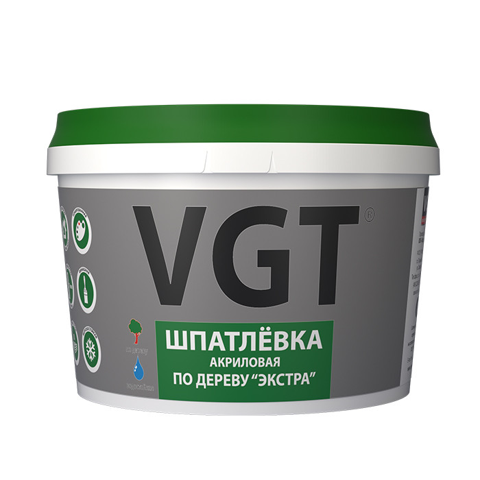 Шпатлевка по дереву экстра лиственница ВГТ (1кг)
