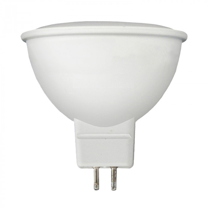Лампа светодиодная направленного света LED GU5.3, 7Вт, 230В, 2700К, матовая, теплый белый