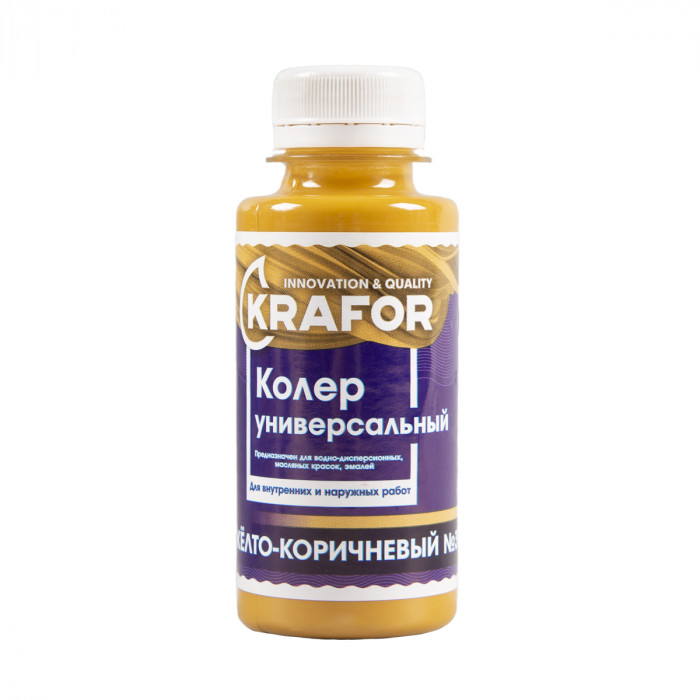 Колер универсальный №3 Желто-коричневый КРАФОР (100мл)
