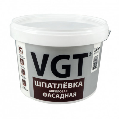 Шпатлевка фасадная ВГТ (3,6кг)