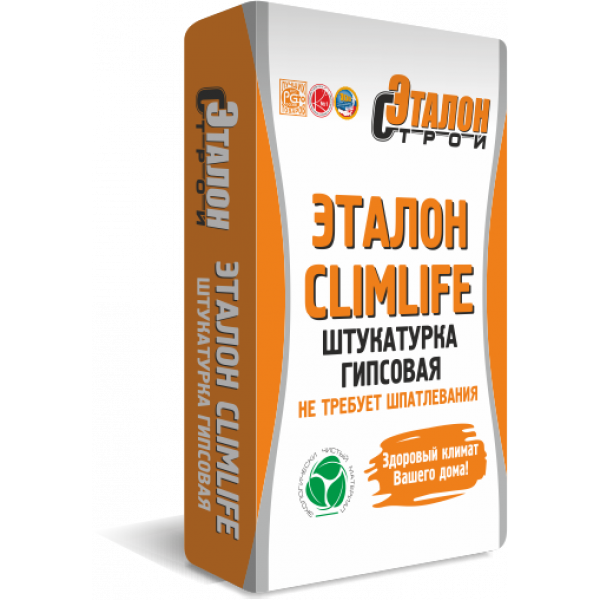 Штукатурка гипсовая ЭТАЛОН Климлайф 30 кг