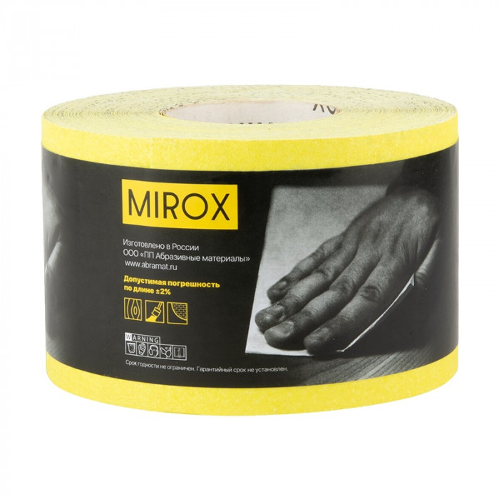 Бумага шлифовальная Мирокс 115мм Р240 рулон 50м (MXSE11505024) МИРКА