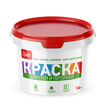 Краска для стен и потолков акриловая СТАРАТЕЛИ (14кг)