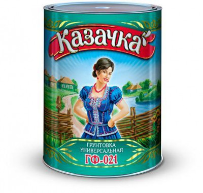 ГРУНТ ГФ-021 серый КАЗАЧКА (0,9кг)