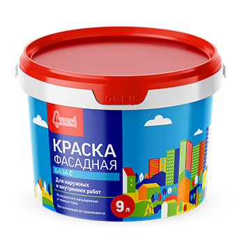 Краска фасадная акриловая База С СТАРАТЕЛИ (14кг)