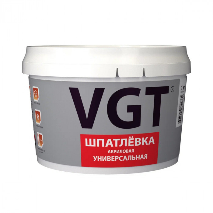 Шпатлевка универсальная акриловая ВГТ (1кг)
