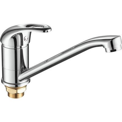 Смеситель для кухни одноручный, излив 220мм, хром (A4903) ФЭШН (картридж 40мм)