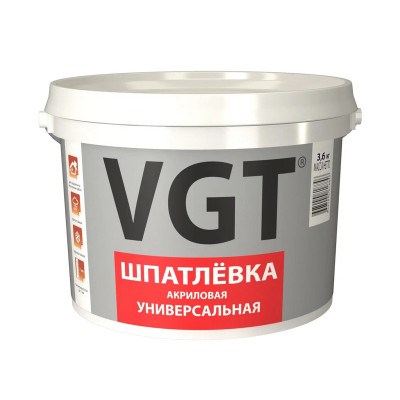 Шпатлевка универсальная акриловая ВГТ (3,6кг)