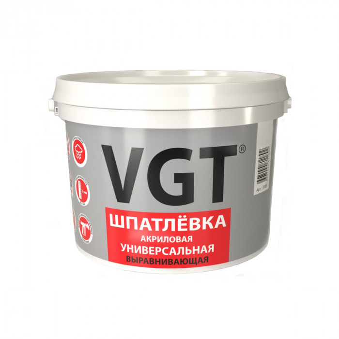 Шпатлевка универсальная акриловая ВГТ (7,5кг)