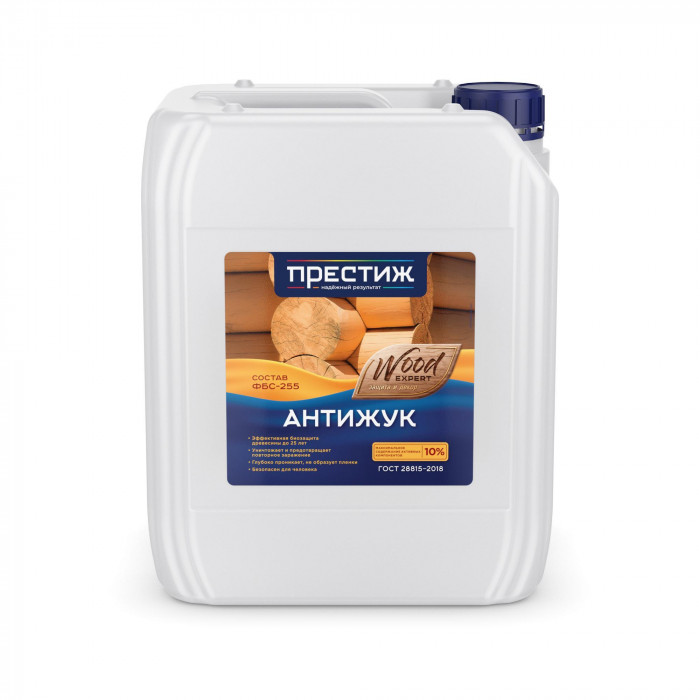 Антижук для защиты древесины ПРЕСТИЖ ФБС-255 (10л)