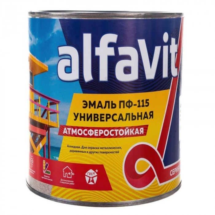 Эмаль ПФ-115 бежевая АЛФАВИТ Альфа (1,9кг)