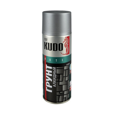 Грунт аэрозольный серый КУДО KU-2001 (0,52л)