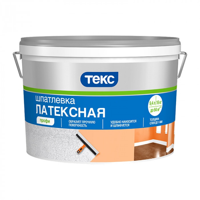Шпатлевка латексная ТЕКС ПРОФИ (16кг)