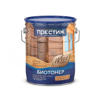 Пропитка для дерева защитно-декоративная тонирующая красное дерево ПРЕСТИЖ Биотонер (10л)