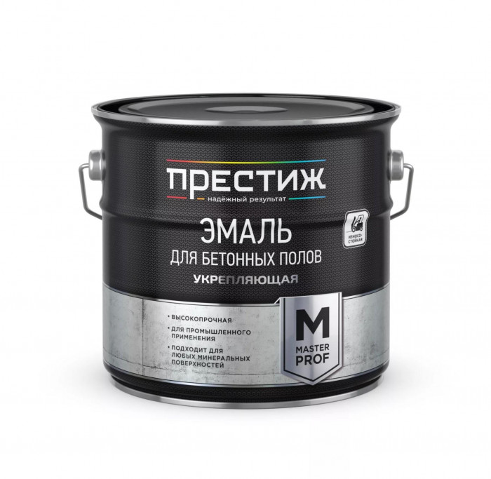 Эмаль для бетонного пола серая ПРЕСТИЖ (10кг)