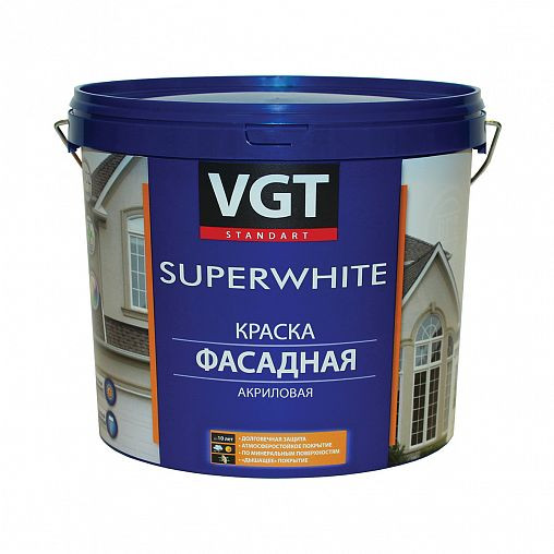 Краска фасадная акриловая база С бесцветная ВГТ (6кг)