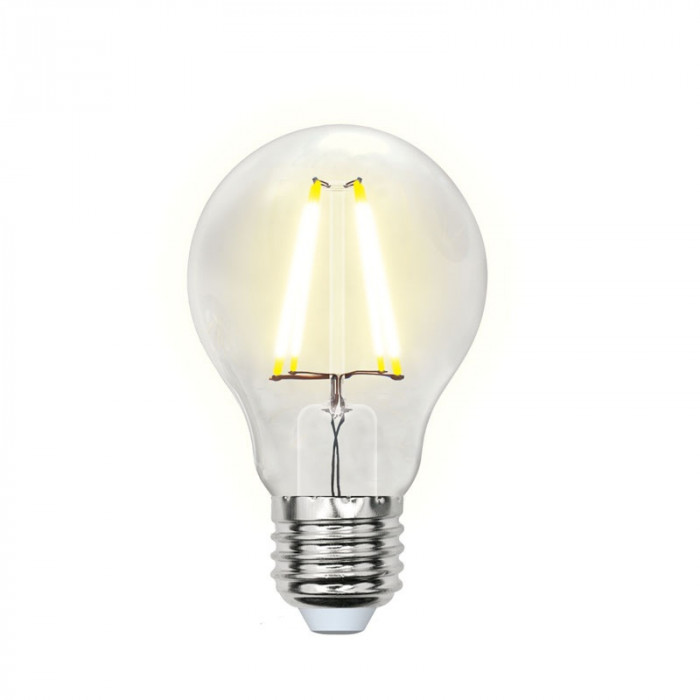 Лампа филаментная светодиодн (LED) E27, 8Вт, 230В, груша А60, 3000К, теплый белый