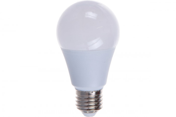 Лампа светодиодная LED E27, 15Вт, 230В, груша, 6000К, холодный дневной СМАРТБАЙ