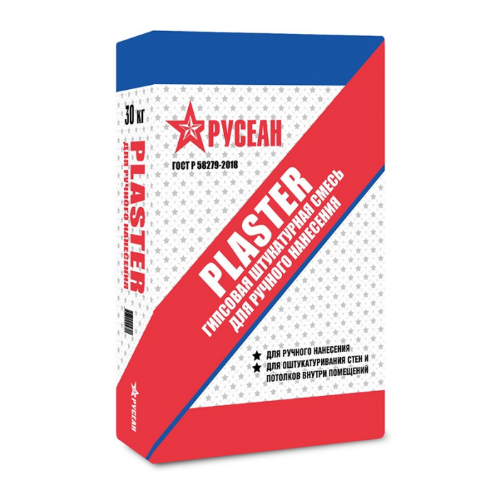 Штукатурка гипсовая РУСЕАН 30 кг