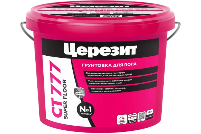 Грунтовка для пола (2570209) ЦЕРЕЗИТ CT777 (10л)