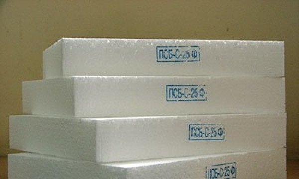Пенополистирол 1000х1000х100мм ППС16Ф-РА (ПСБ-С-25Ф) (1шт)