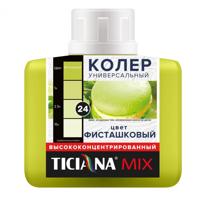 Колер универсальный №24 фисташковый ТИЦИАНА (80мл)