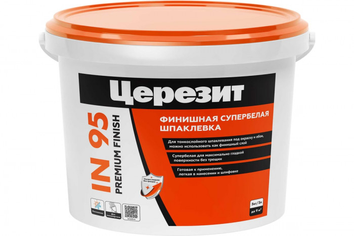 Шпатлевка полимерная ЦЕРЕЗИТ IN95  5 кг