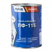 Эмаль ПФ-115 голубая ПУФАС Декоселф (5кг)
