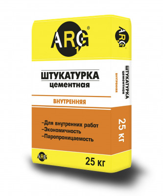 Штукатурка цементная внутренняя АРГ1 (40кг)