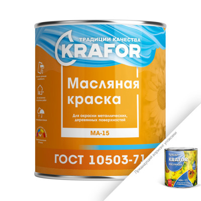 Краска МА-15 салатовая КРАФОР (25кг)