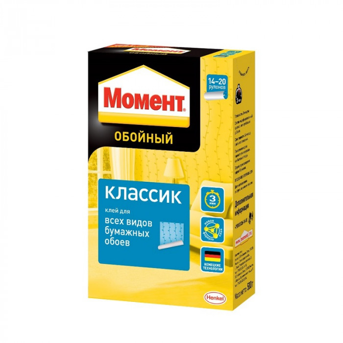 Клей для бумажных обоев (765166) ХЕНКЕЛЬ Момент Классик (500г)