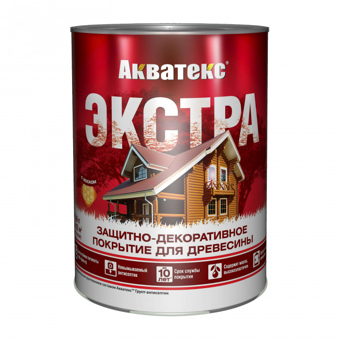 Пропитка для дерева тик АКВАТЕКС ЭКСТРА (0,8л)